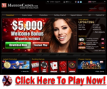 Mansion Casino : $5,000 Free Welcome Bonus